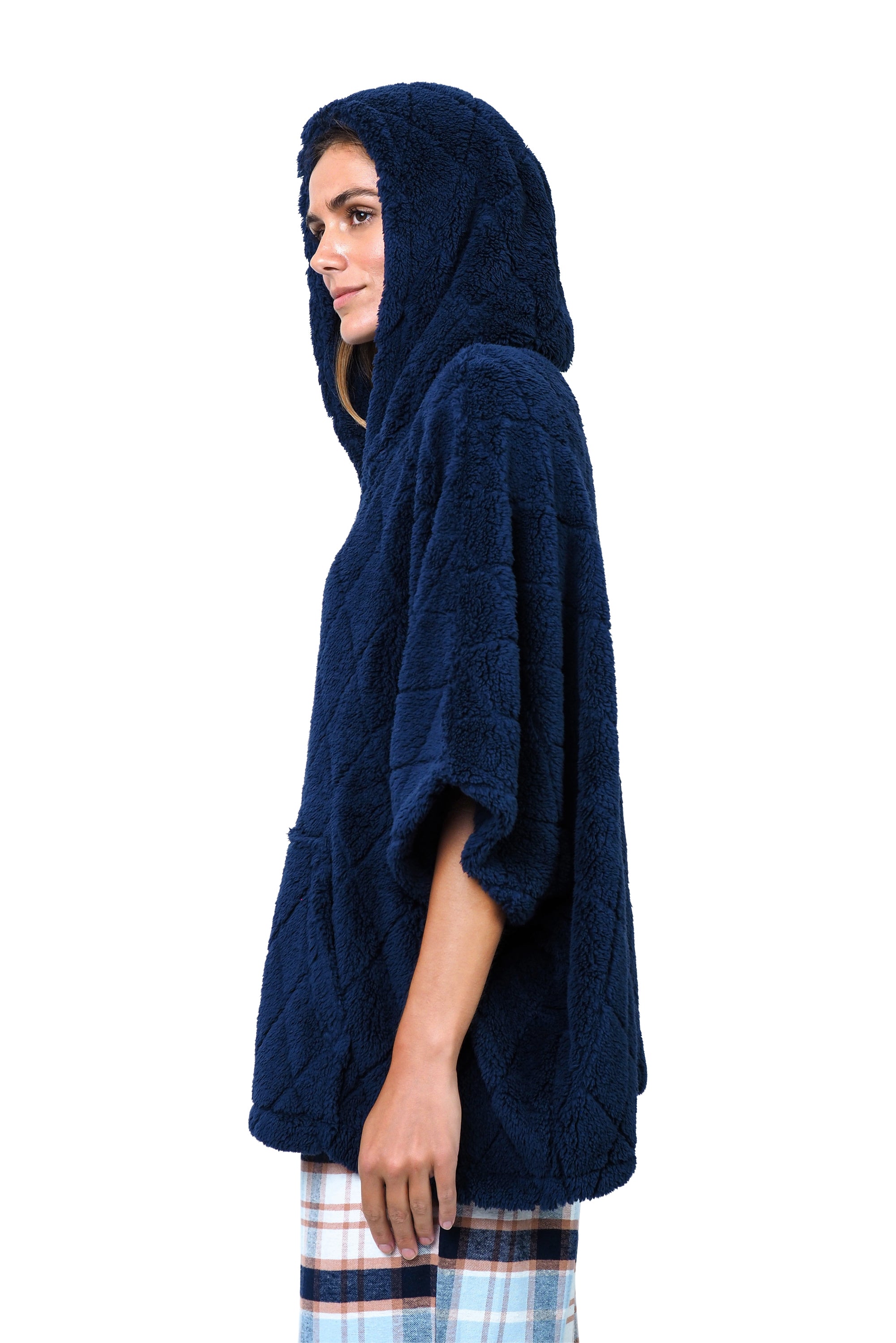 Navy Blazer Hooded Jacket