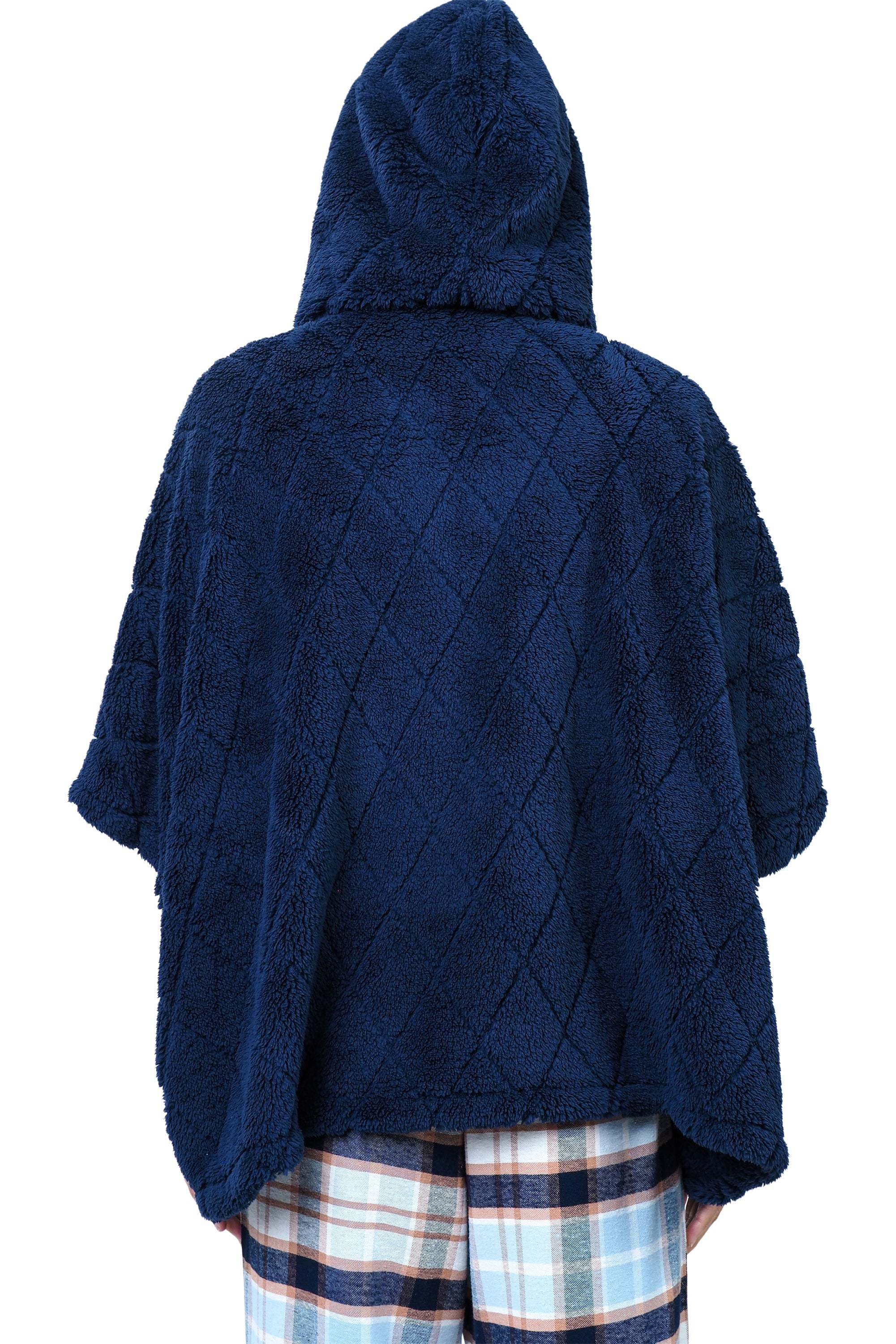 Navy Blazer Hooded Jacket